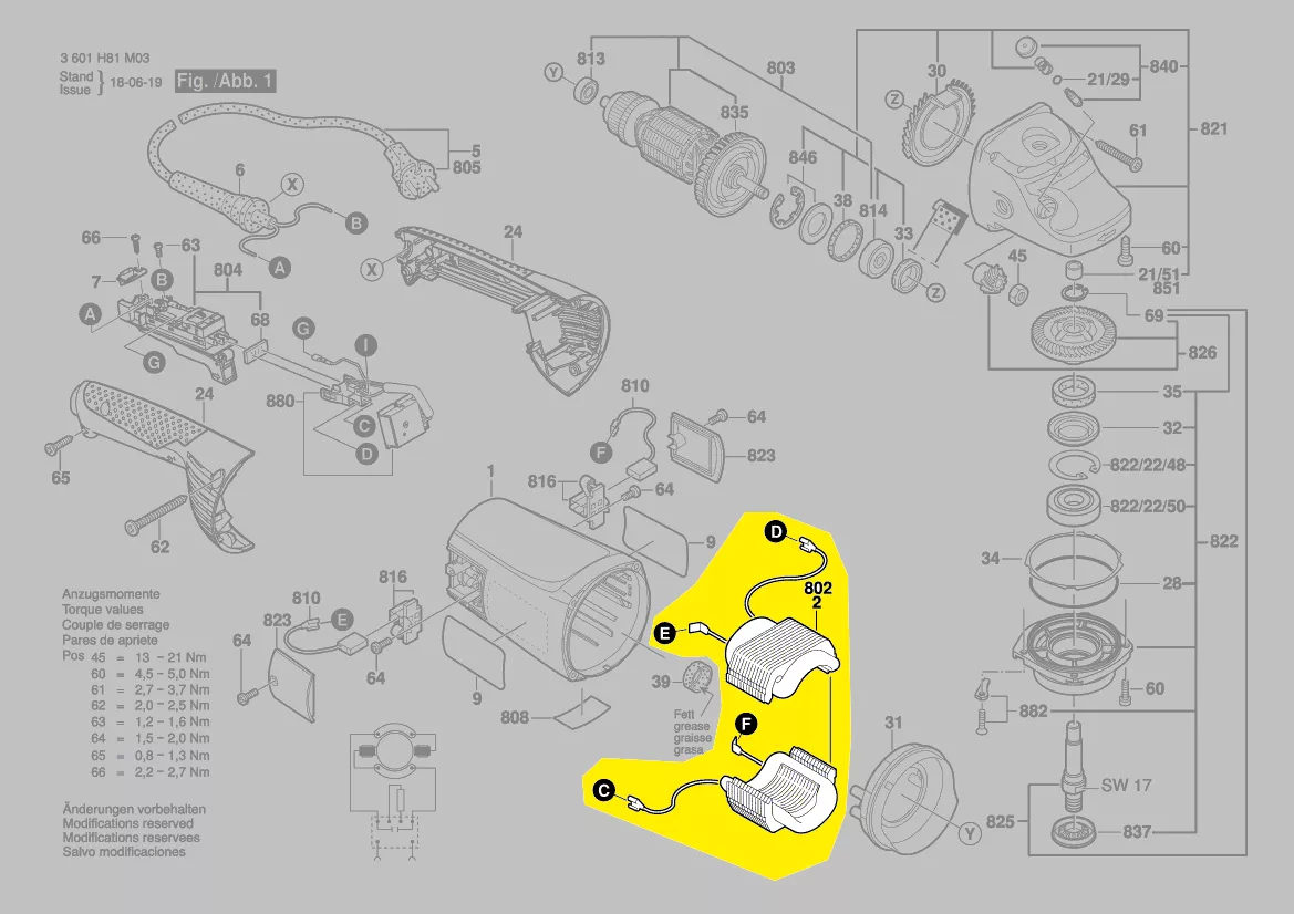 Stator 1 604 220 455 BOSCH